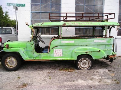 florida poor green jeepney