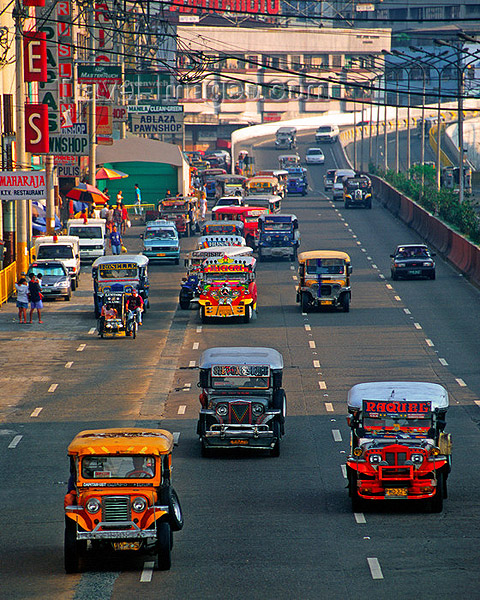 traffic of jeepneys